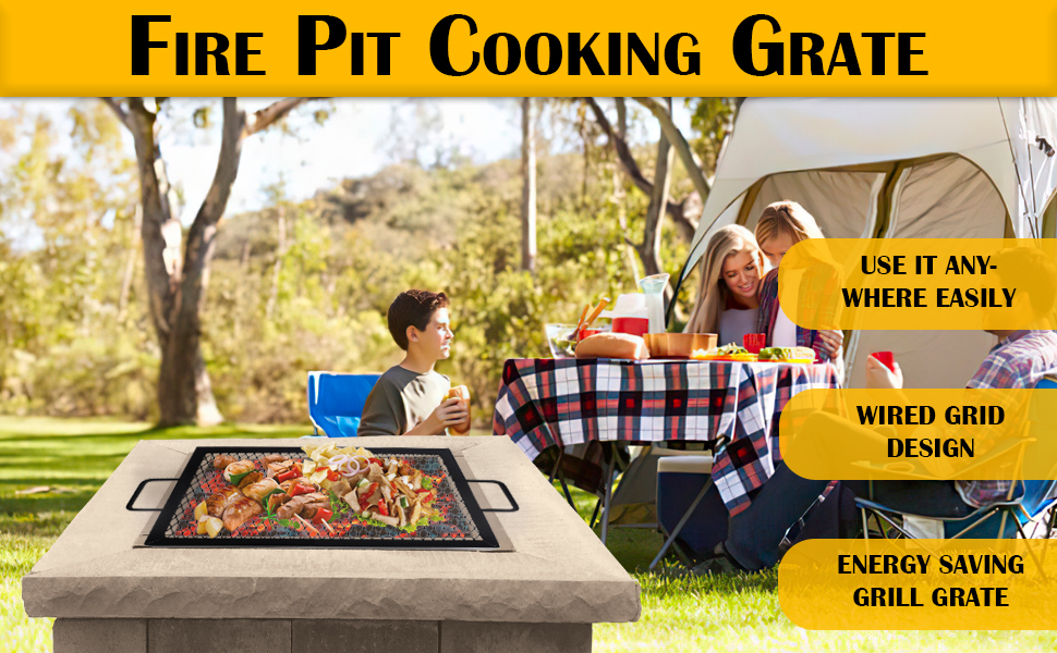 SIMOND STORE 36" Square Cooking Grate X Marks HeavyDuty