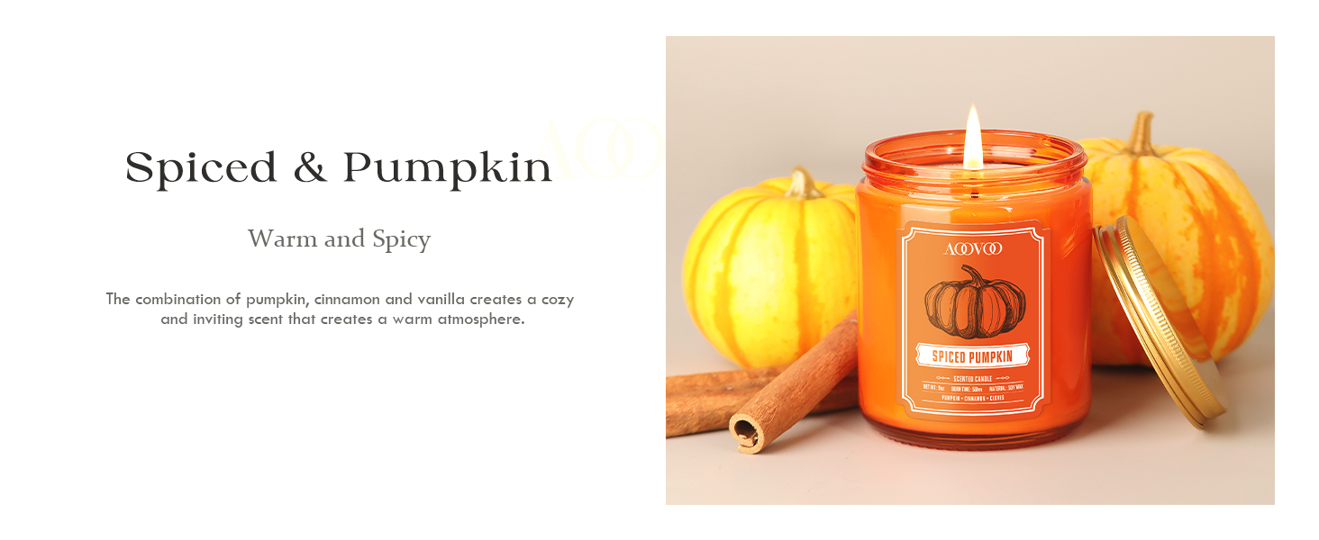 pumpkin candle