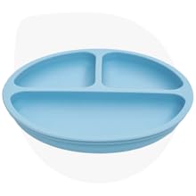 Pratinho Em Silicone Com Ventosa , Azul, Buba