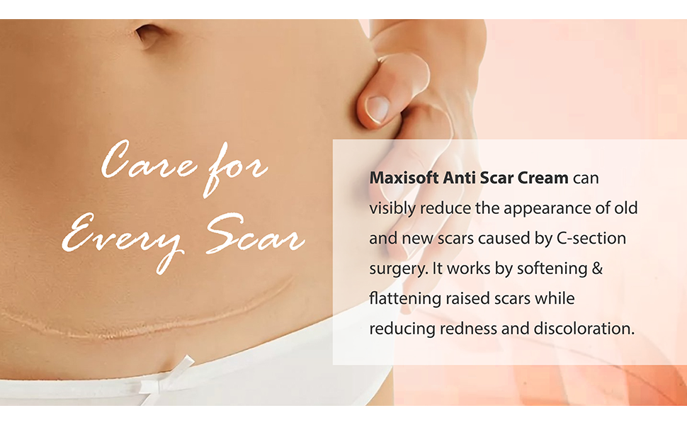 Maxisoft Anti Scar Cream With Aloe Vera, Carrot, Bearberry, Licorice