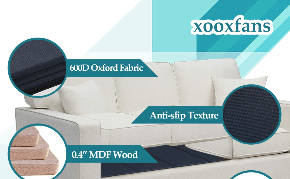 xooxfans 20"x 67" Couch Supports for Sagging Cushions Sofa