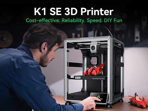 CREALITY K1 SE 3Dプリンター Creality K1 SE 3D Printer, 600mm/s High-Speed Hands-Free