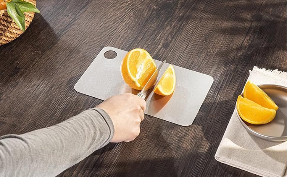 Titanium Cutting Board - Taima 100% Pure Titanium Cutting Boards for - Does Titanium Cutting Boards Dull Knives