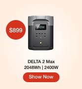 新品未使用　　DELTA 2 Max EcoFlow DELTA 2 Max Portable Power Station 2048Wh LFP