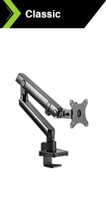 AVLT-DM13-1 single 17.6 lbs monitor desk arm