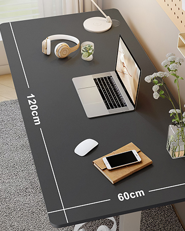 black desk 120cm