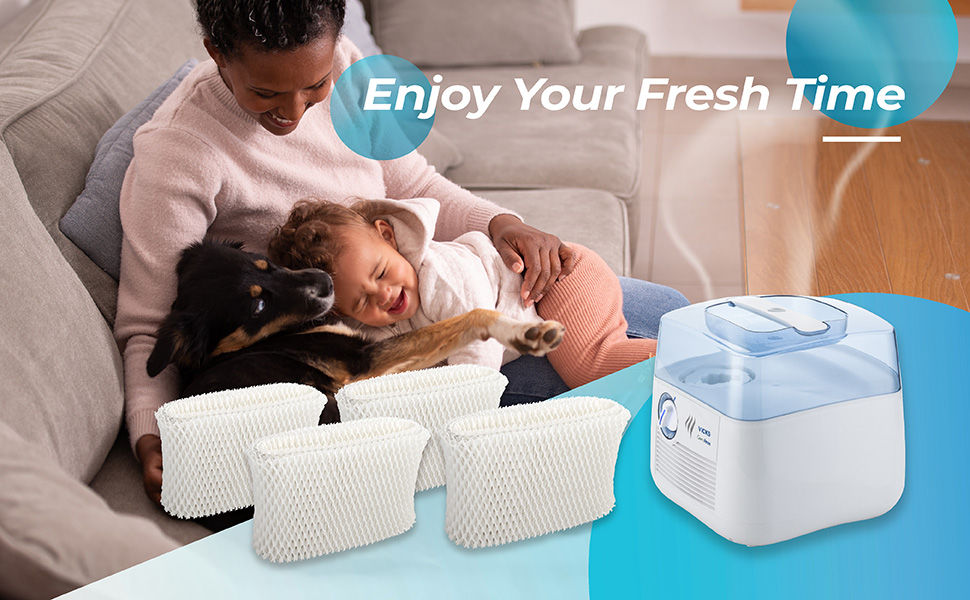Ximoon Humidifier Filter Replacements for Vicks & Kaz WF2