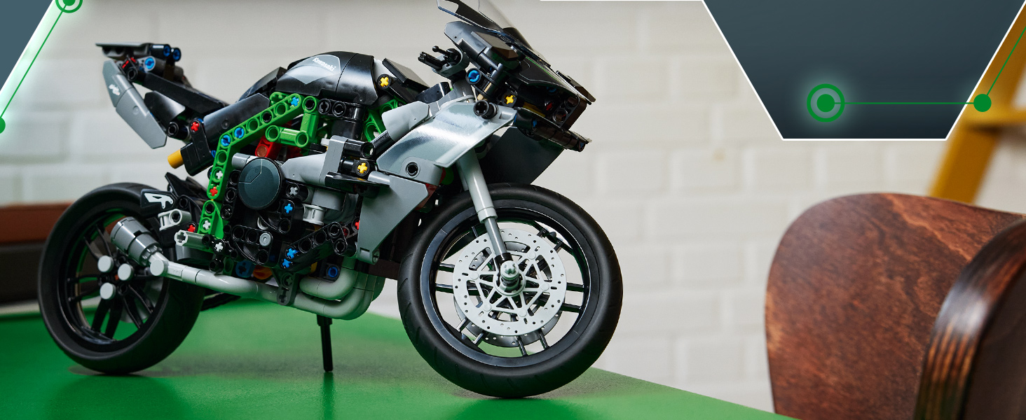 42170_Premium A+ lego technic moto kawasaki ninja promo