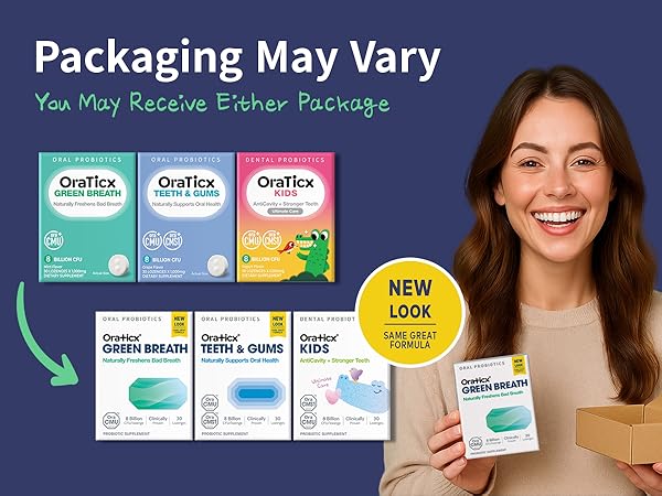 Oral−B D5015132XBK Amazon.com: OraTicx Teeth & Gums Dental Probiotic, 8 Billion