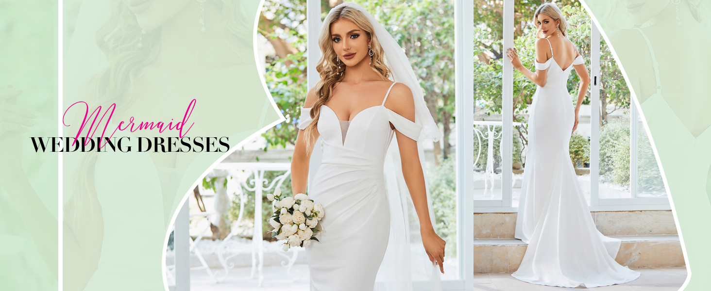 wedding dress cold shoulder bridal dresses wedding dress for bridal formal gown simple bridal dress