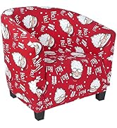SearchI Christmas Club Chair Slipcover Stretch Barrel Chair Covers Xmas Tub Chair Slipcovers Span...