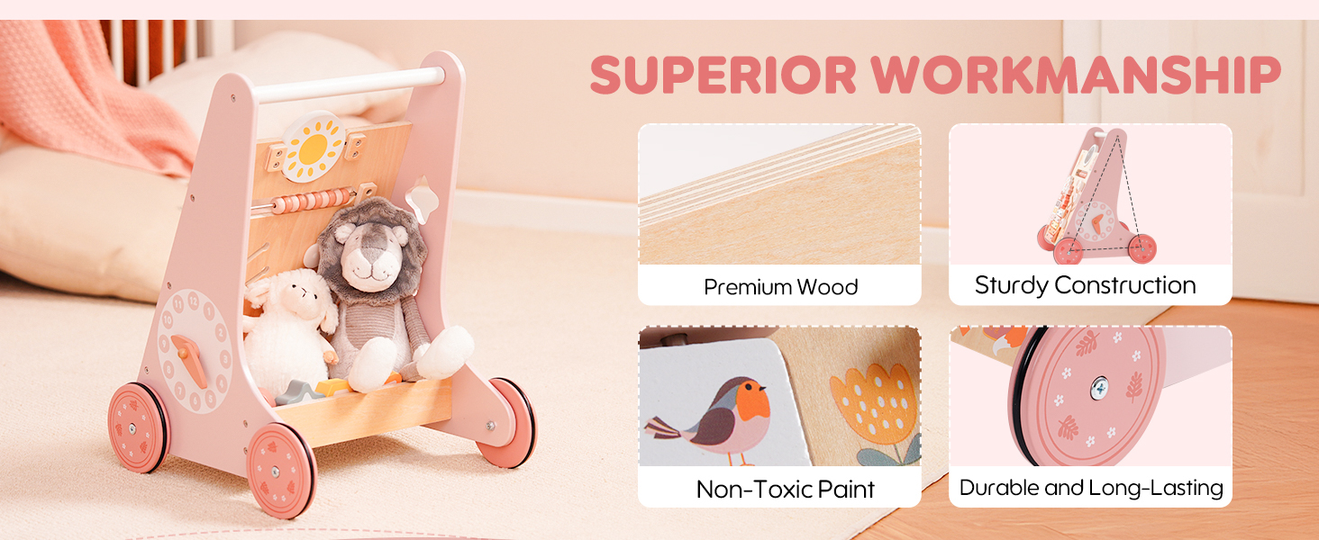 Wooden Baby Walker