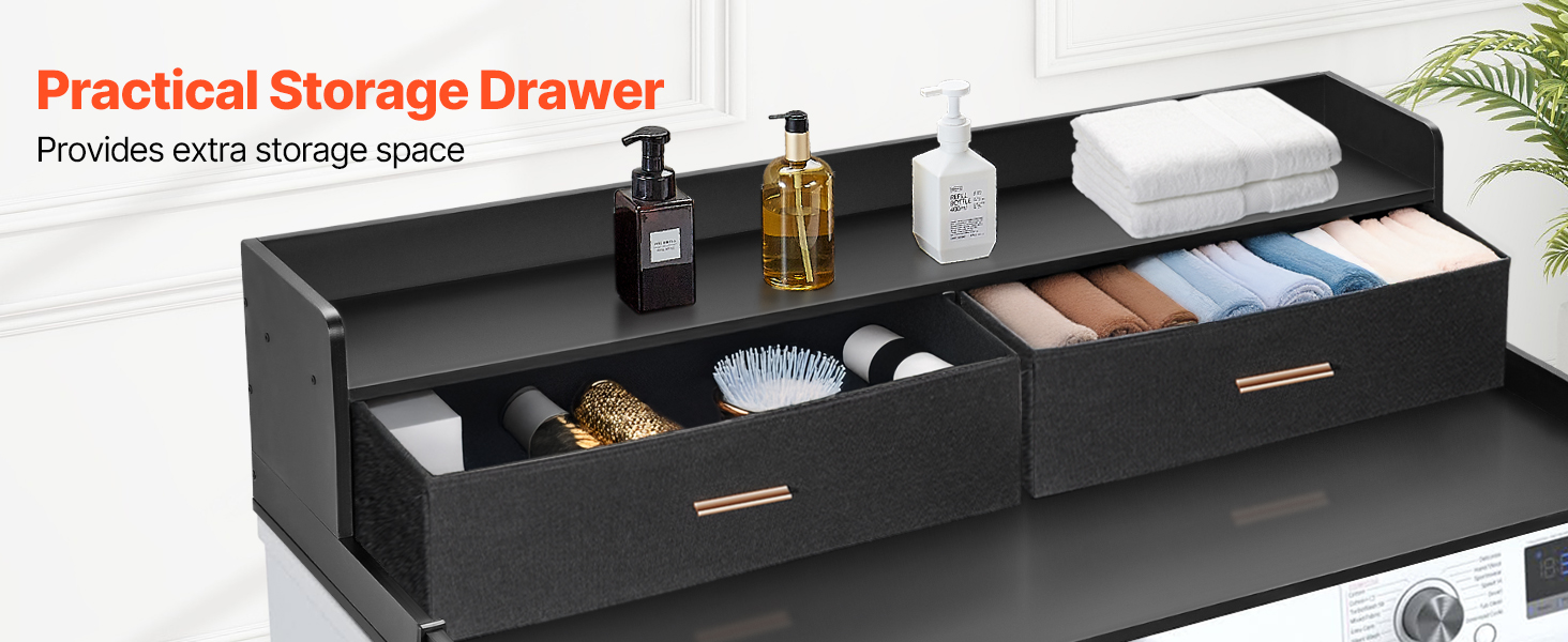 washer and dryer topper