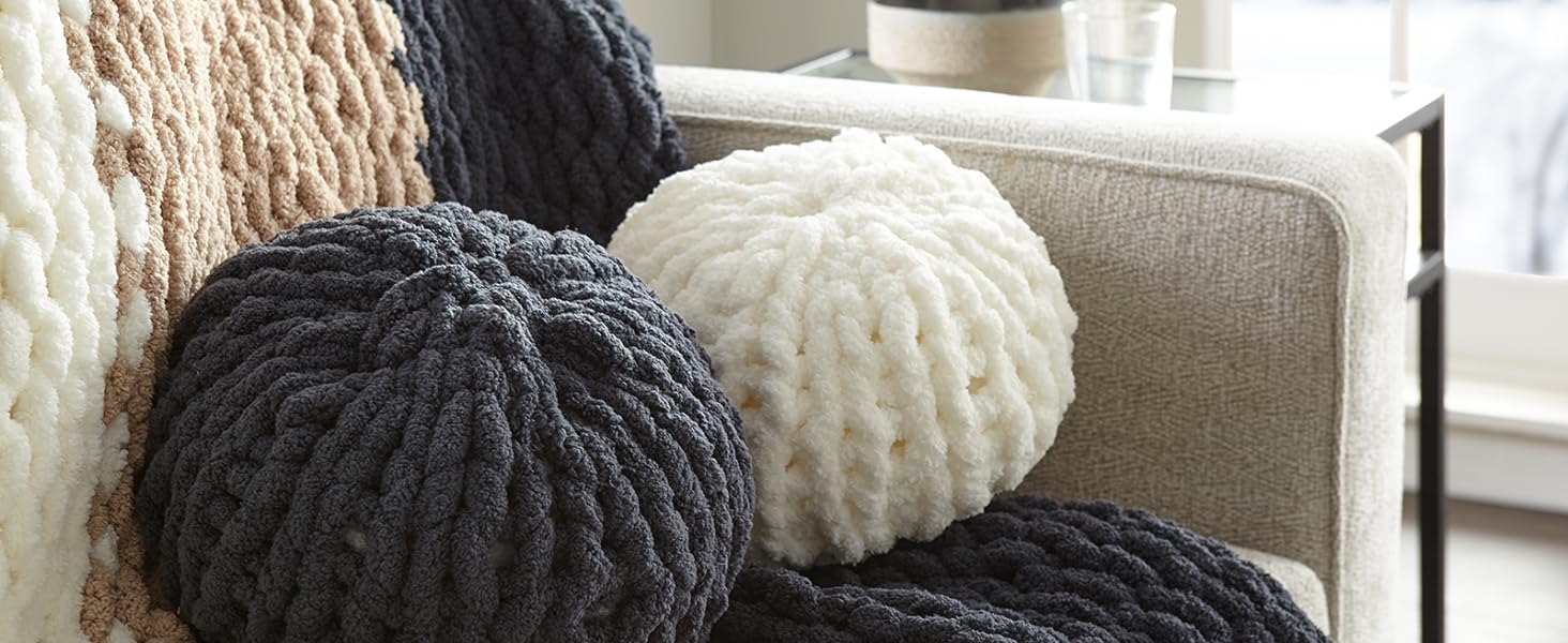 Catherine Chunky Chenille Yarn, 2 Pack, White, 41 Yards Each, Gauge 7 Jumbo 98892c86 8c16 439e 84e0 4eaceab51aeb. CR0,150,1600,656 PT0 SX1464 V1