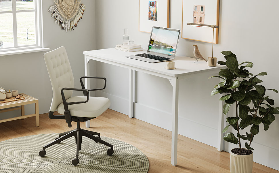 CubiCubi Computer Desk, 40 inch Home Office Writing Study Desks, Small