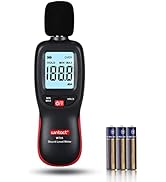 Wintact Decibel Sound Pressure Level Meter Reader, 30~130dBA Digital Dosimeter Noise Meter Portab...