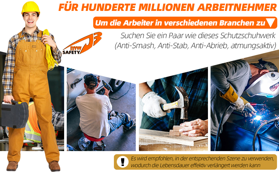 Sicherheitsschuhe Stahlkappenschuhe Schutzschuhe Arbeitsschuhe Stahlkappen Stahlkappe Schuhe
