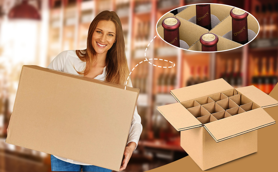 4 Set Glass Divider Kits for Moving, Dish Packing Moving