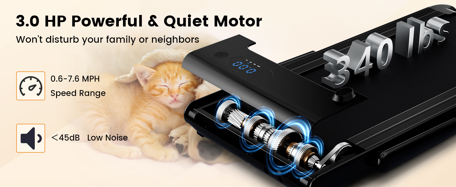 3.0 HP Powerful &amp; Quiet Motor
