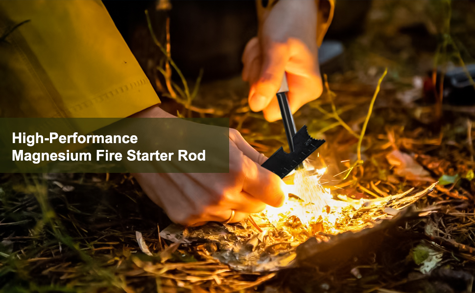 All-in-One Outdoor Fire Starting Kit - Meets Various Needs