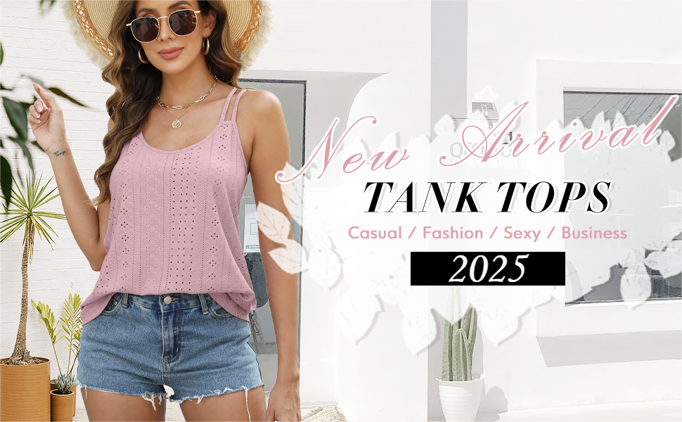 ACKHMJ Summer Tank Tops for Women