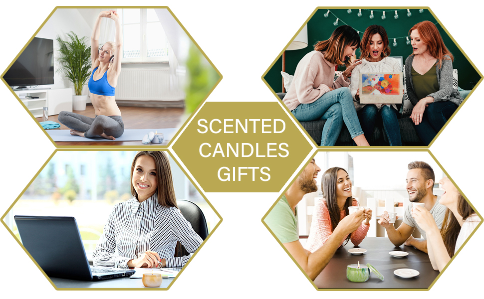 scented candles gifts for women candles for home scented soy aromatherapy candle gifts set