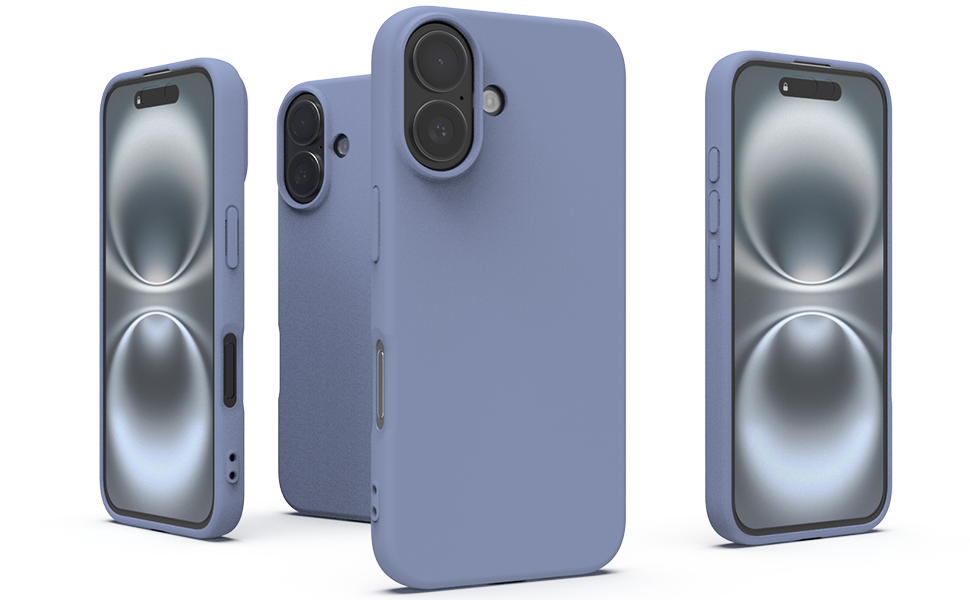 Apple iPhone 16 Silicone Phone Case Dark Grey