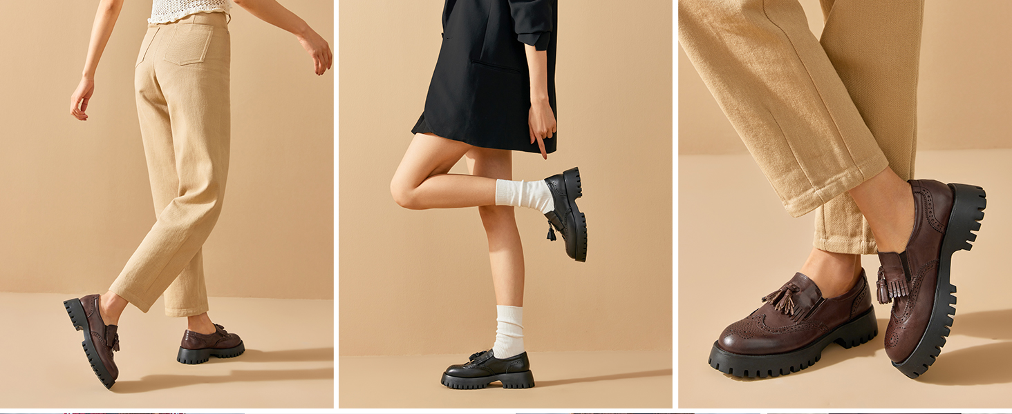 platform loafers for women