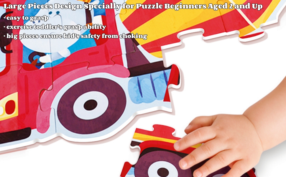 TOI Large Piece Toddler Jigsaw Puzzles for Kids 23 Year