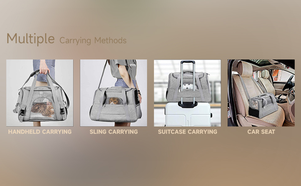 TSA Approved Cat Carrier Hard Shell Dog Car Carrier Hard Pet Carrier Bag Small Cat Carrier