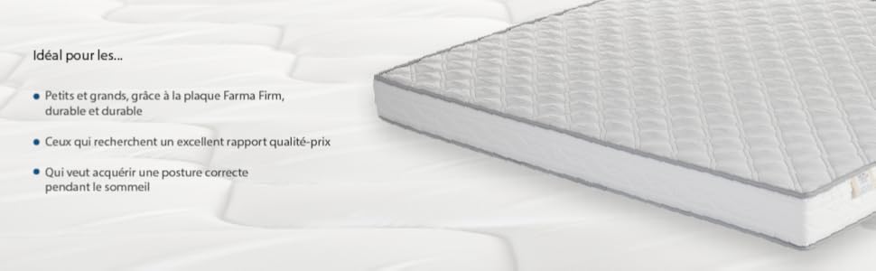Farmarelax Ecoroyal Matelas 140 X 200 Cm, H 16 Cm, Orthopédique, Livré Sous Vid... 16 Farmarelax Ecoroyal Matelas 140 X 200 Cm, H 16 Cm, Orthopédique, Livré Sous Vid... -Talamo Magasin 989dbd03 ed80 480f ab80 e2aa063d1133. CR0,0,971,300 PT0 SX970 V1