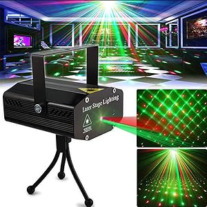 Lumière laser activée par le son pour éclairage de scène