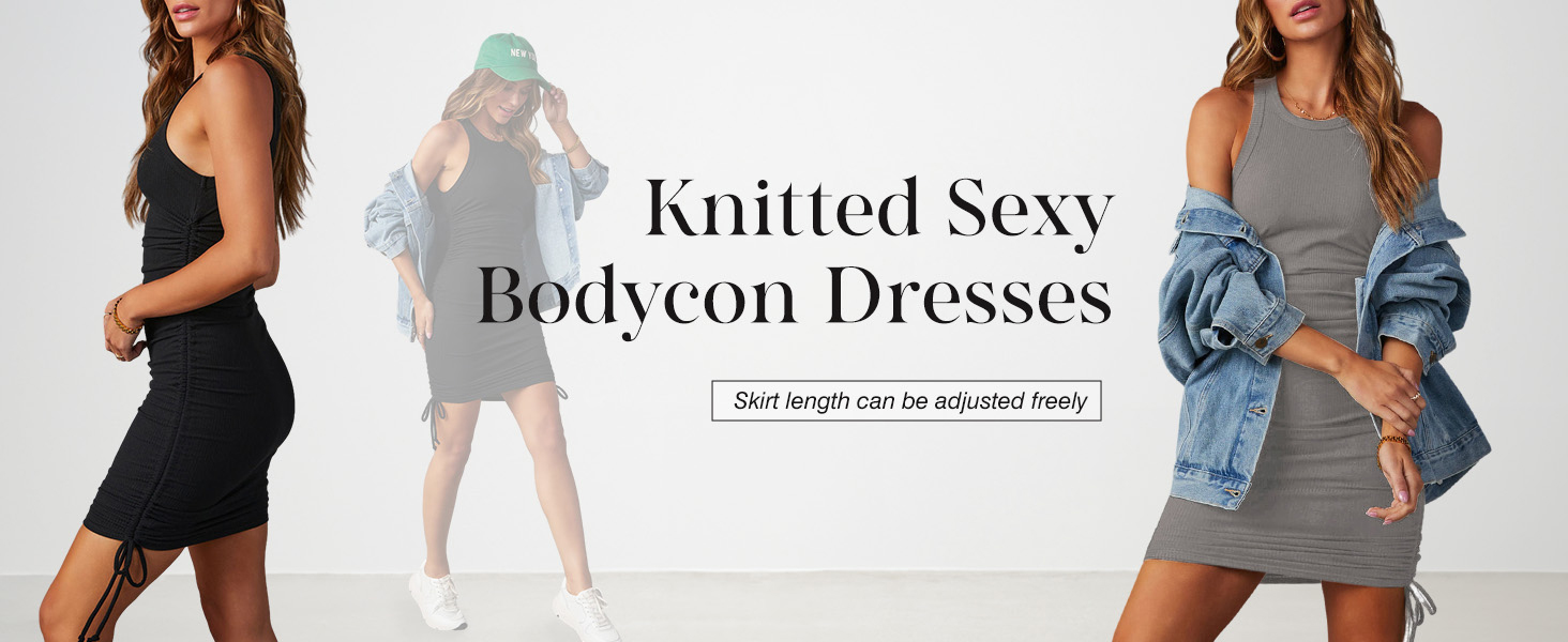 knitted bodycon dress