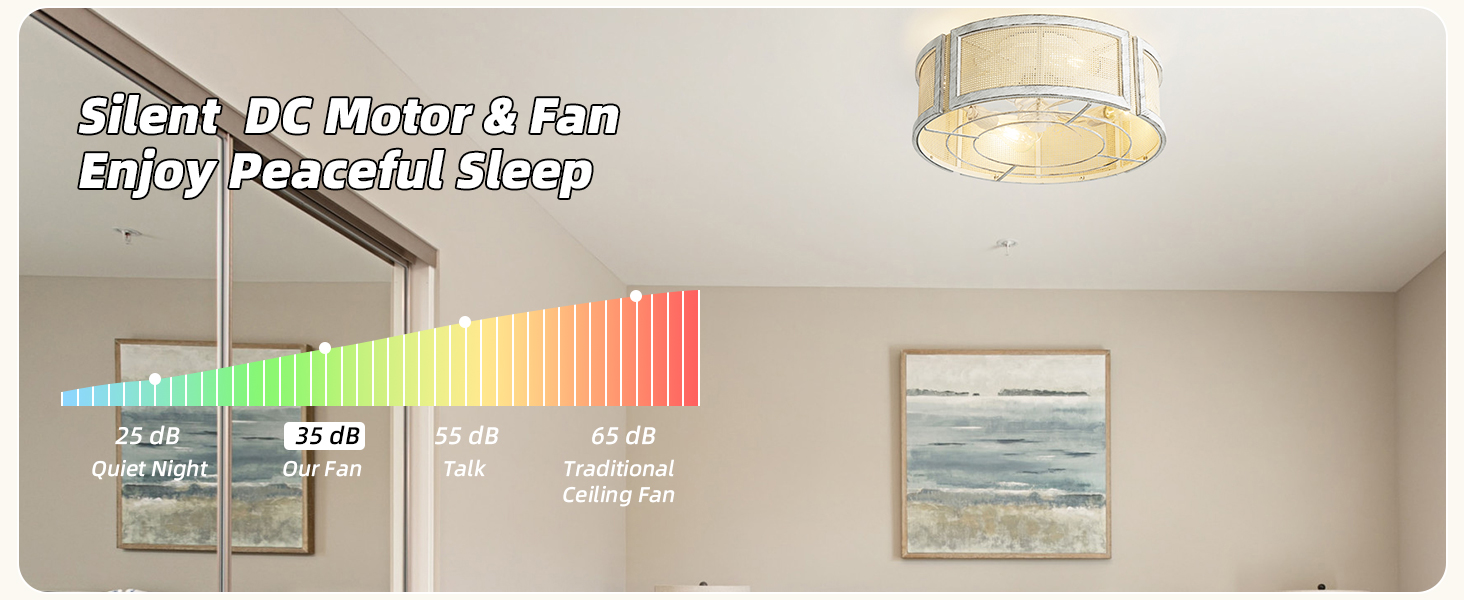 Boho Ceiling Fans with Lights