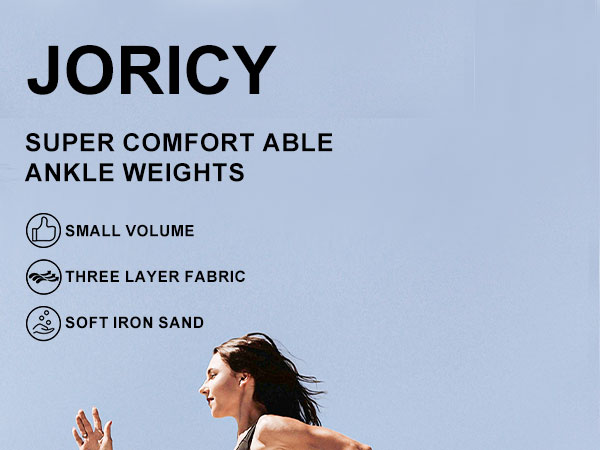 ☺️ JORICY Ankle Weights Set, Wrist Weights Set 1kg Weights a Pair Arm