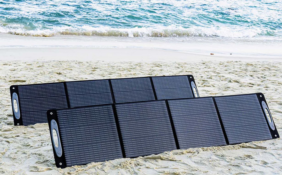 新品　OUKITEL 200wソーラーパネル Amazon.com : OUKITEL 200W Portable Solar Panel for Power