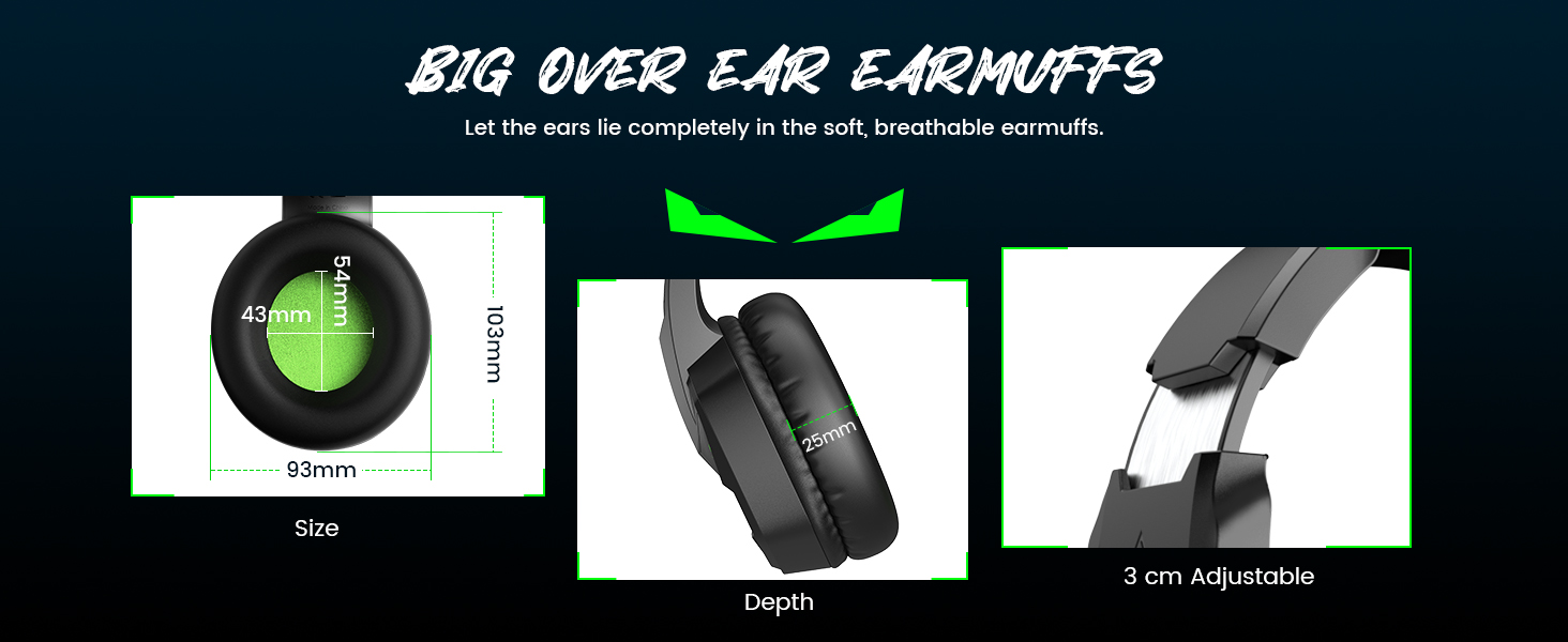 Big over ear earmuffs