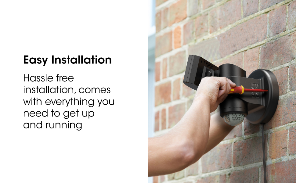 Security Light Outdoor Motion Sensor, PIR Sensor, 1700 Lumen LED