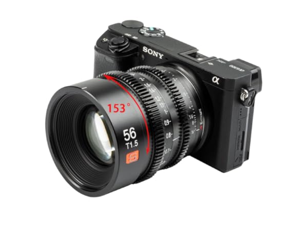 Amazon.com : VILTROX 56mm T1.5 E, T1.5 Large Aperture Cine Lens