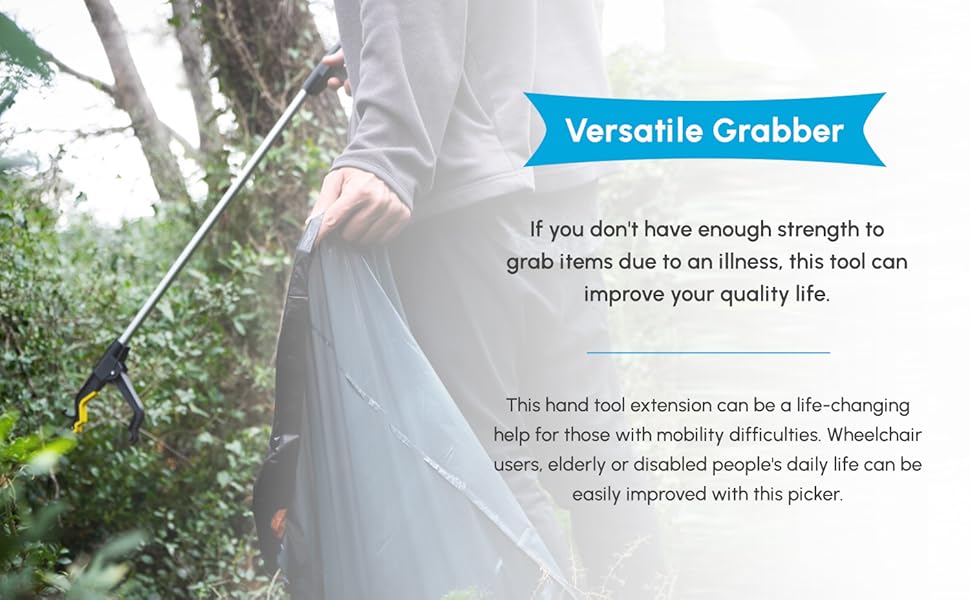 ACCURATE Garden/Leaf Grabber Stick/Grabber Tool Pickup Tool Litter