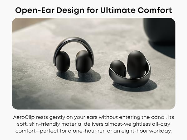 Amazon.com: Soundcore AeroClip by Anker, Open-Ear Earbuds