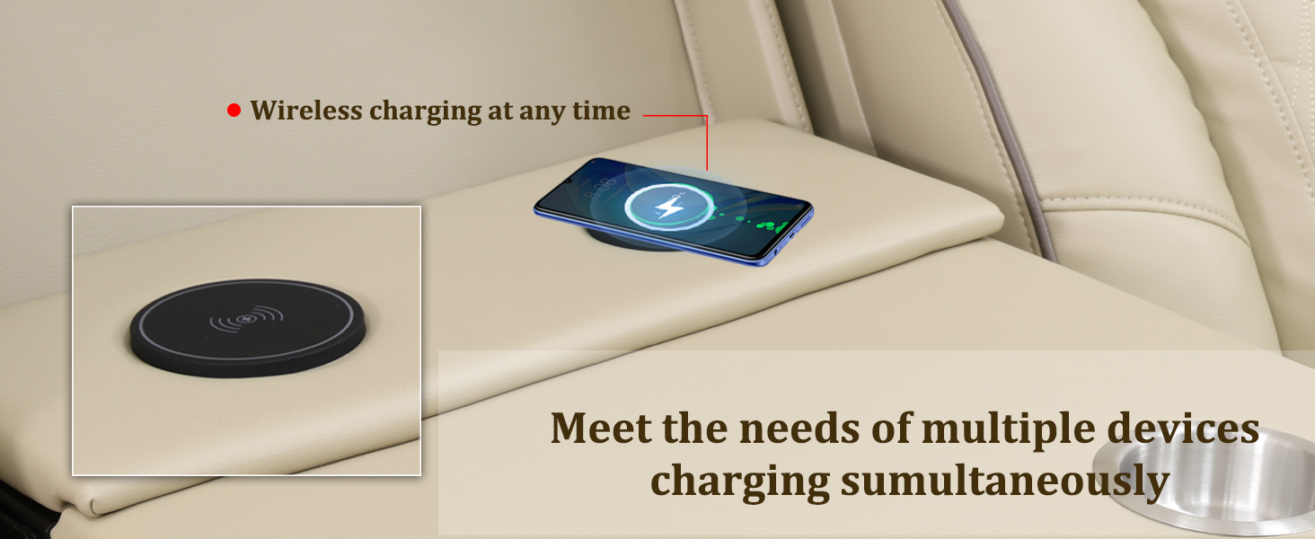 Plithzy Breathing Leather Power Recliner Sofa Set