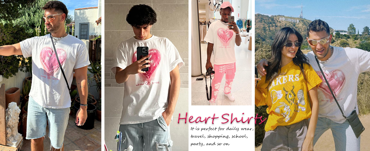 VAMTAC GRAPHIC TEES HEART SHIRTS UNISEX