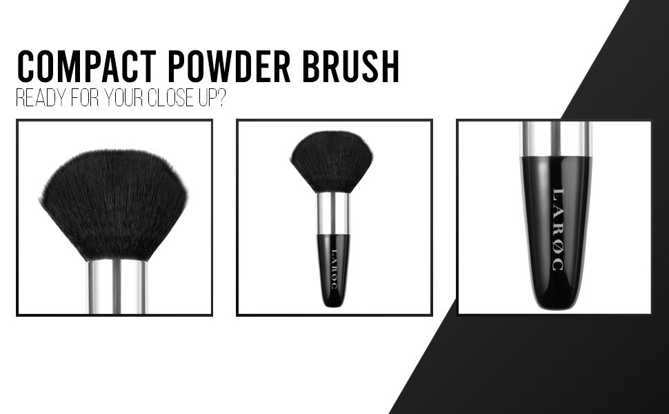 Compact Makeup Brush, LaRoc Powder Make Up Brush for Foundation