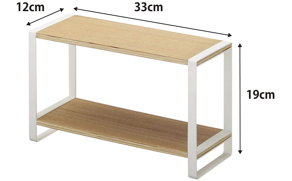 Amazon.co.jp: 山崎実業 キッチンラック ホワイト 約W33×D12