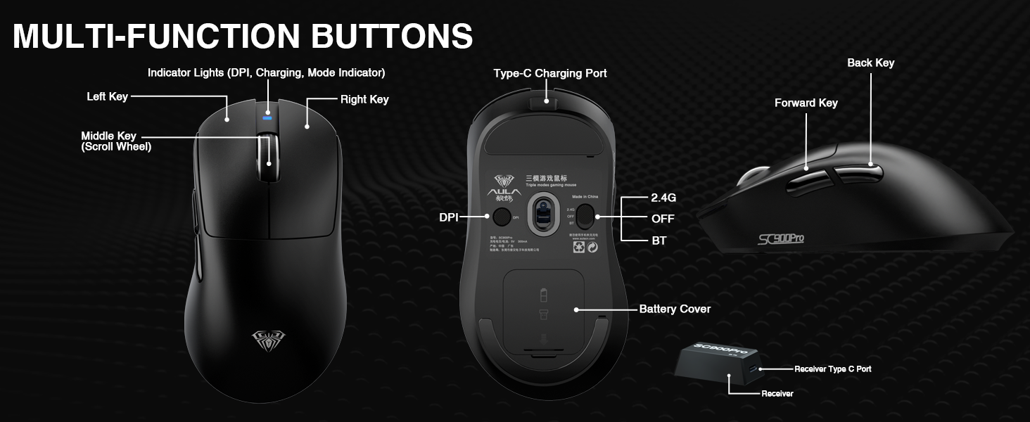 Wireless Gaming Mouse