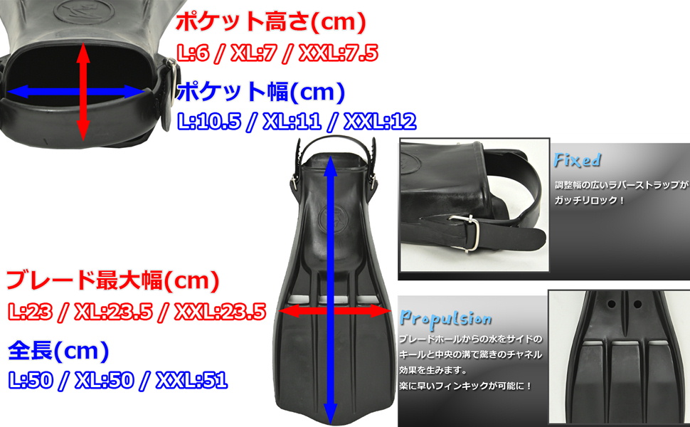 ダイビングフィン Amazon | ラバーフィン ダイビングフィン ストラップ ジェット