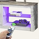 Bestier gaming tv stand light up tv stand LED gaming entertainment center industrial tv stand
