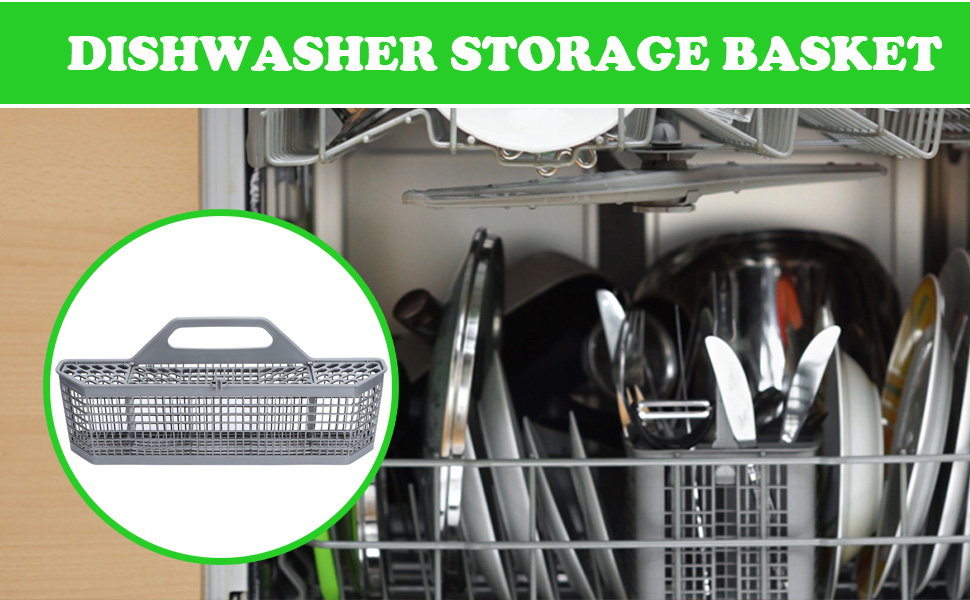 Dishwasher Storage Basket Replacement WD28x10128 Dishwasher Silverware