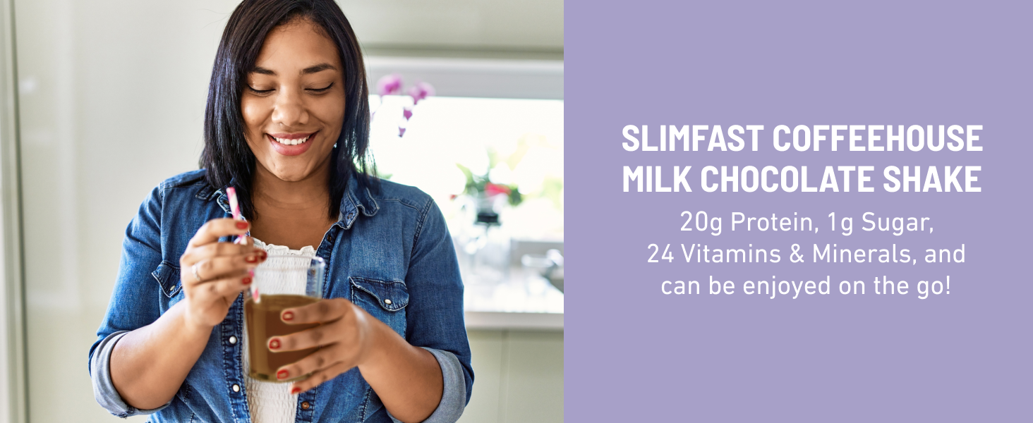 Slimfast high protein shake multipack for weight loss with different f
